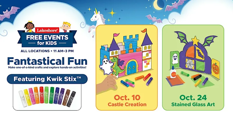 Free Kids Event: Fantastical Fun Featuring Kwik Stix™ (Friendswood)